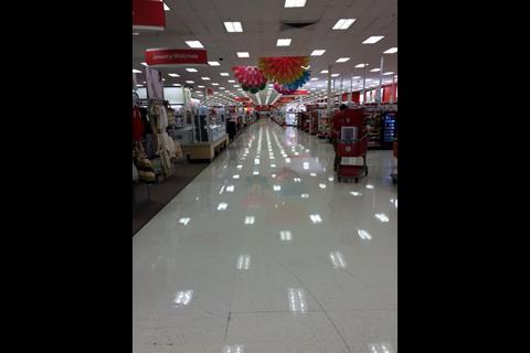 Retail expert Steve Dresser was bowled over with the sparkling clean floor at Target in Polk County when he was over in the States